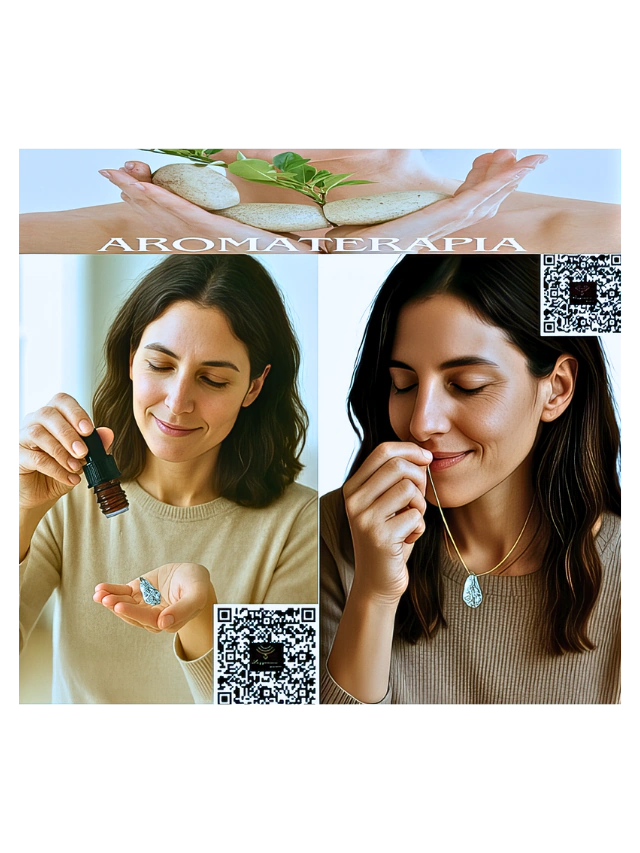 Folhelho Púrpura Corumbataí | Colar Difusor Ouro 18k