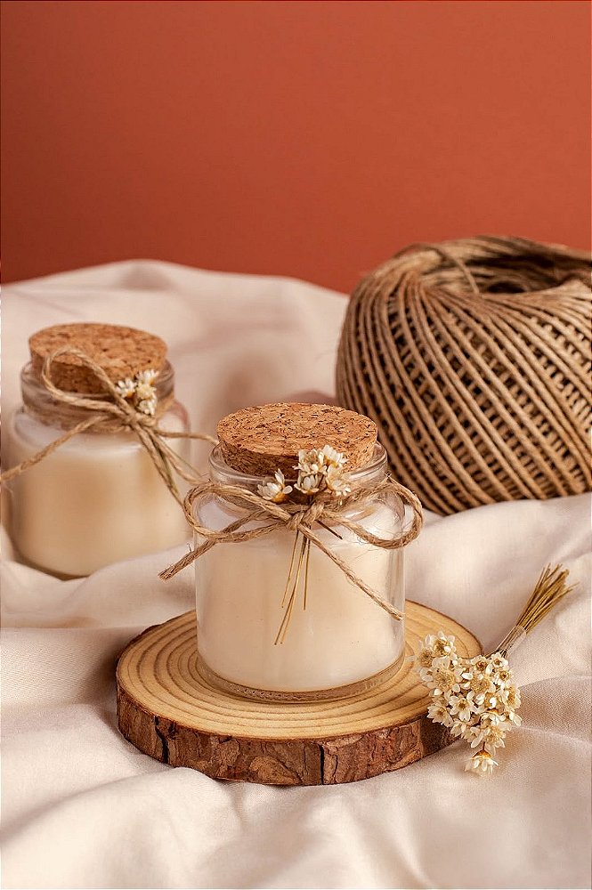 Vela para Lembrancinha Lavanda Francesa (8 unid)