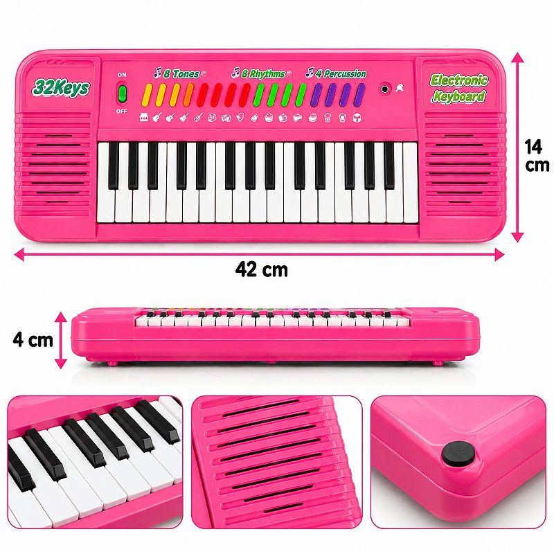 Teclado Musical Infantil 32 Teclas