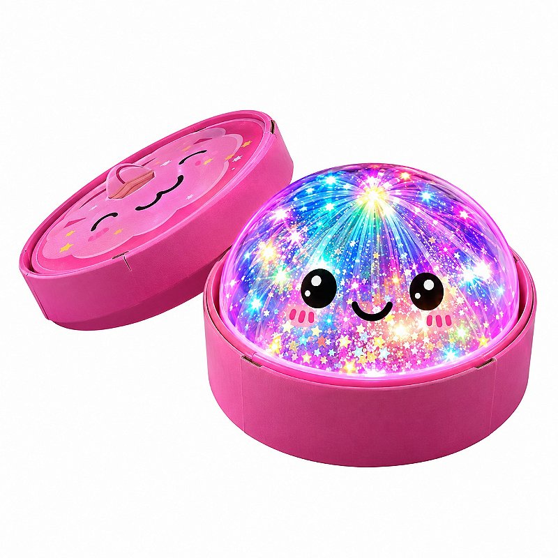 Squishy Dumpling com LED Anti-stress Sensorial