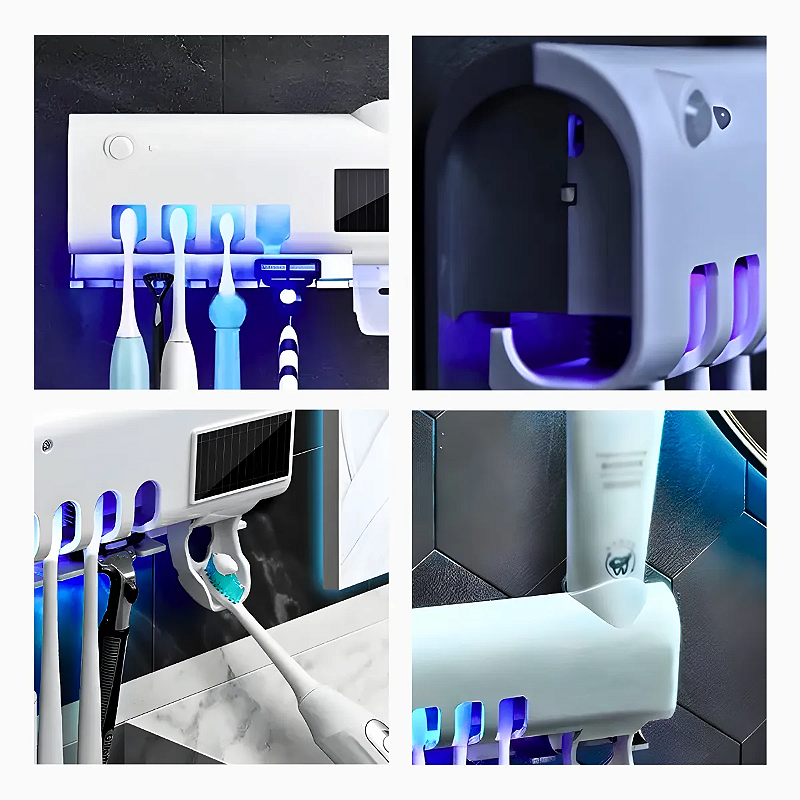 Aplicador Pasta de Dente Suporte Dispenser Escova Automático