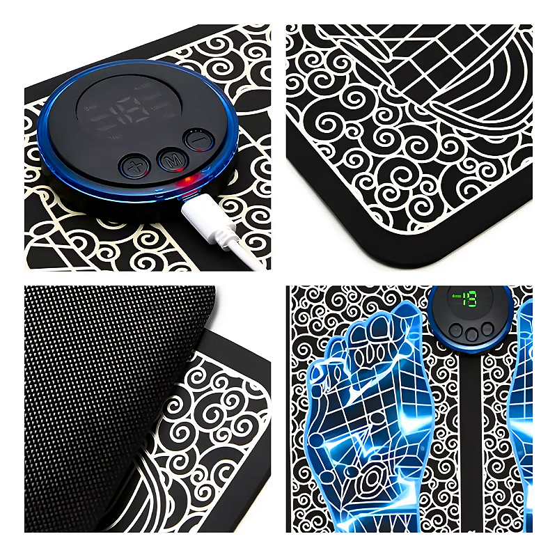Massageador Para Pés Pernas Ems Magnético Relaxante Pro