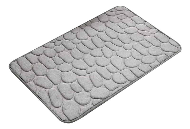 Tapete 3d Antiderrapante Alto-relevo Banheiro