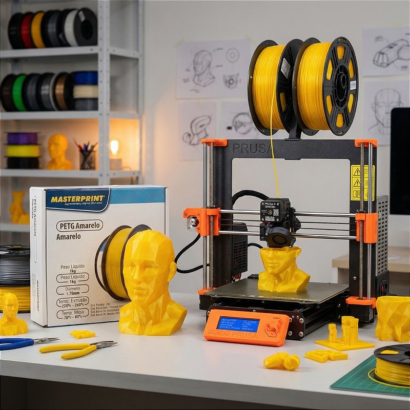 MP FILAMENTO IMPRESSORA 3D IMPRESSÃO - PETG