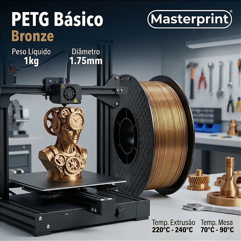 MP FILAMENTO IMPRESSORA 3D IMPRESSÃO - PETG