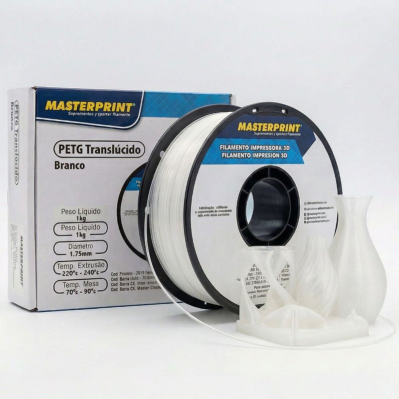 MP FILAMENTO IMPRESSORA 3D IMPRESSÃO - PETG