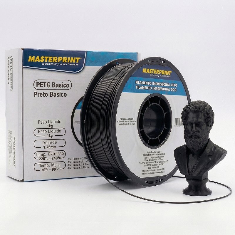 MP FILAMENTO IMPRESSORA 3D IMPRESSÃO - PETG