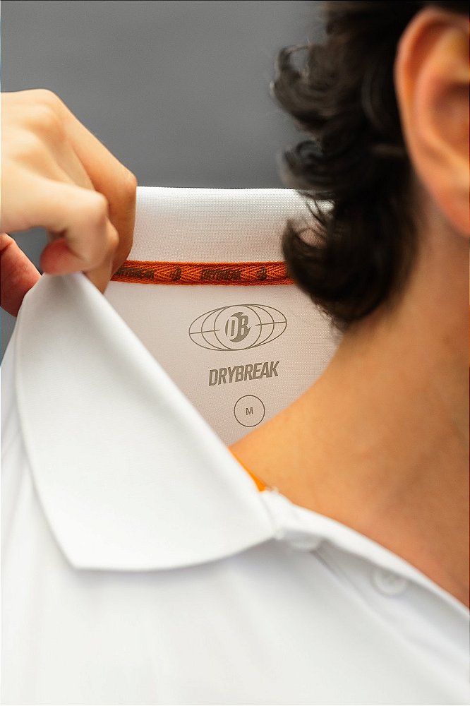 Camisa Polo Drygame Branca
