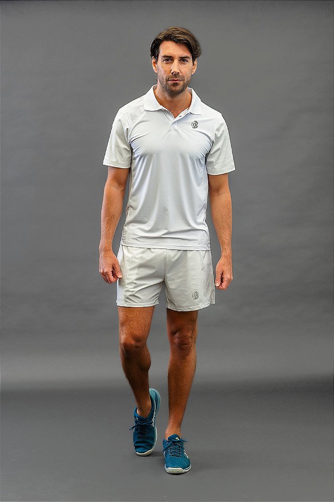 Camisa Polo Drygame Branca