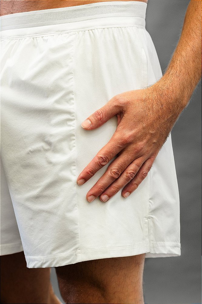 Short QuickDry Clássico Branco - para Canhoto
