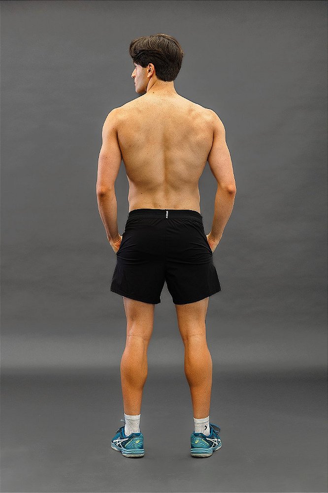 Short QuickDry Clássico Preto - para Canhoto