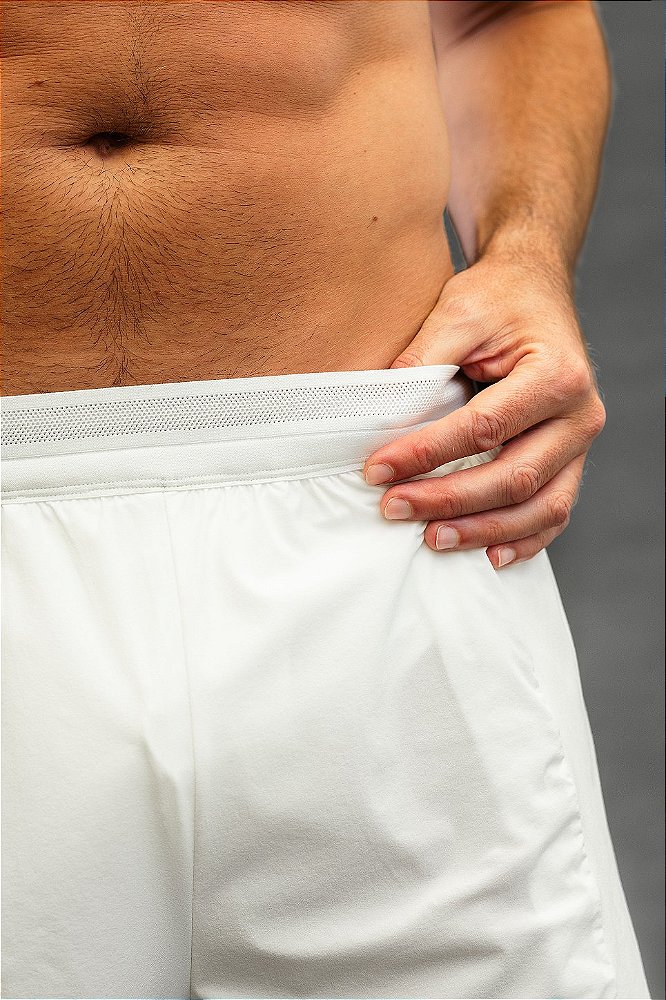 Short QuickDry Clássico Branco - para Destro