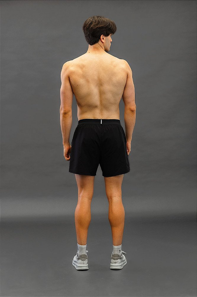 Short QuickDry Clássico Preto - para Destro