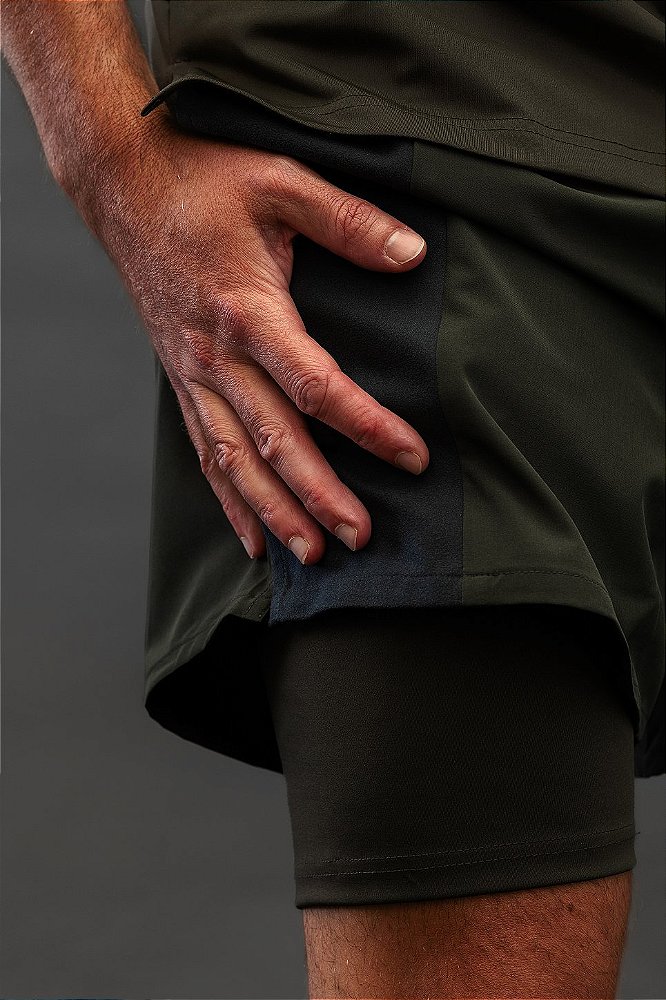 Short QuickDry Advance Olive - Destro