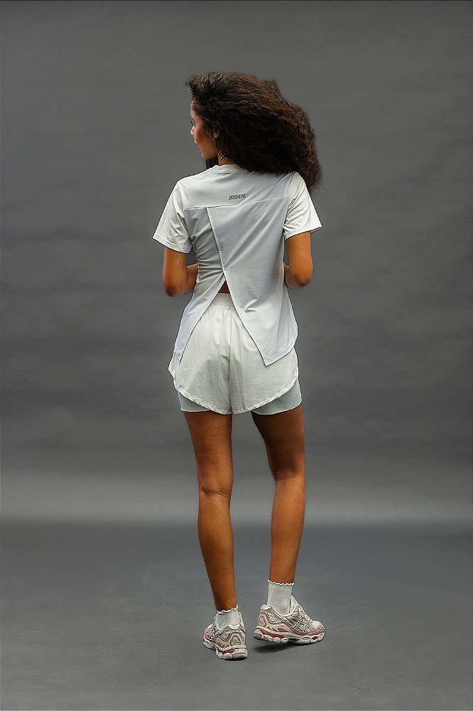 Camiseta Dryplay Feminina Clássica Branca