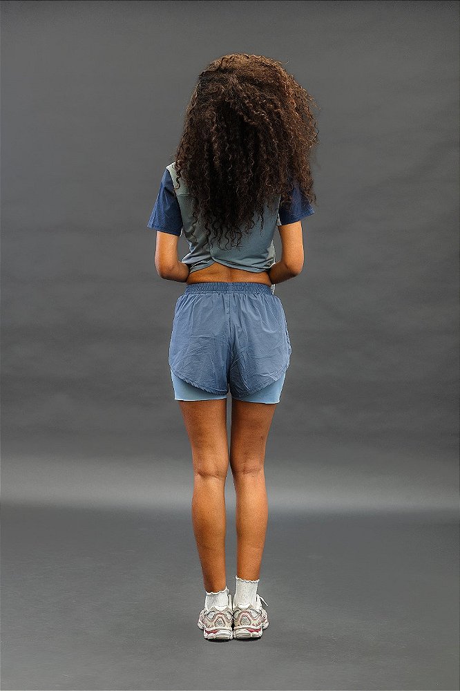 Short Quickdry Clássico Navy Feminino