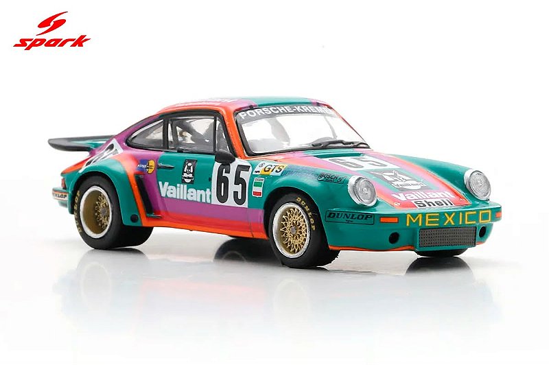 Porsche 911 Carrera RSR 3.0 No.65 24Hs Le Mans 1975 1:64 Spark