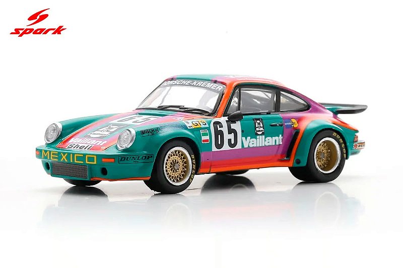 Porsche 911 Carrera RSR 3.0 No.65 24Hs Le Mans 1975 1:64 Spark
