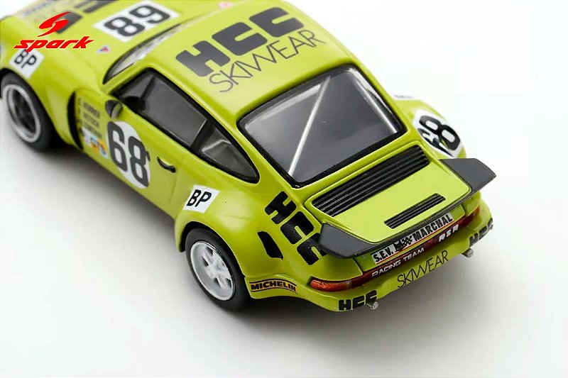 Porsche 911 Carrera RSR 3.0 No.68 24Hs Le Mans 1975 1:64 Spark