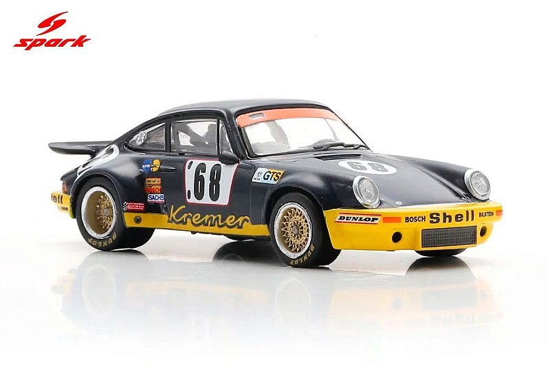 Porsche 911 Carrera RSR 3.0 No.68 24Hs Le Mans 1974 1:64 Spark