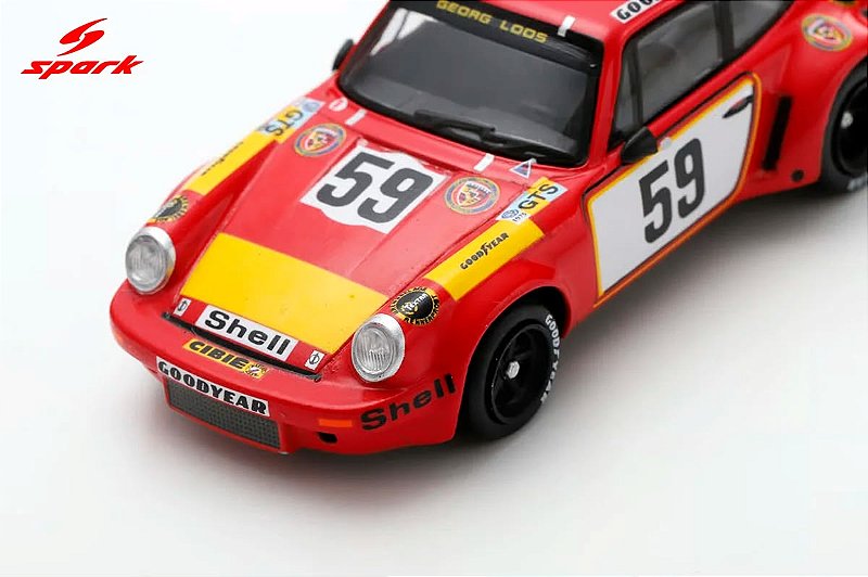 Porsche 911 Carrera RSR 3.0 No.59 24Hs Le Mans 1975 1:64 Spark