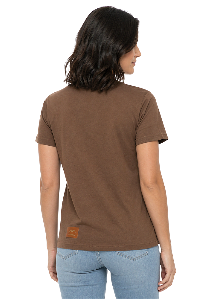 T-Shirt Regular Feminina Estanciero Picape E Cão