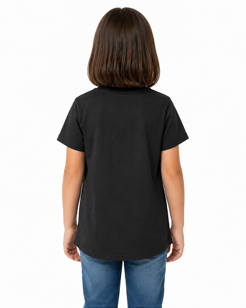 T-Shirt Regular Infantil Feminina Estanciero Chapéu Strass