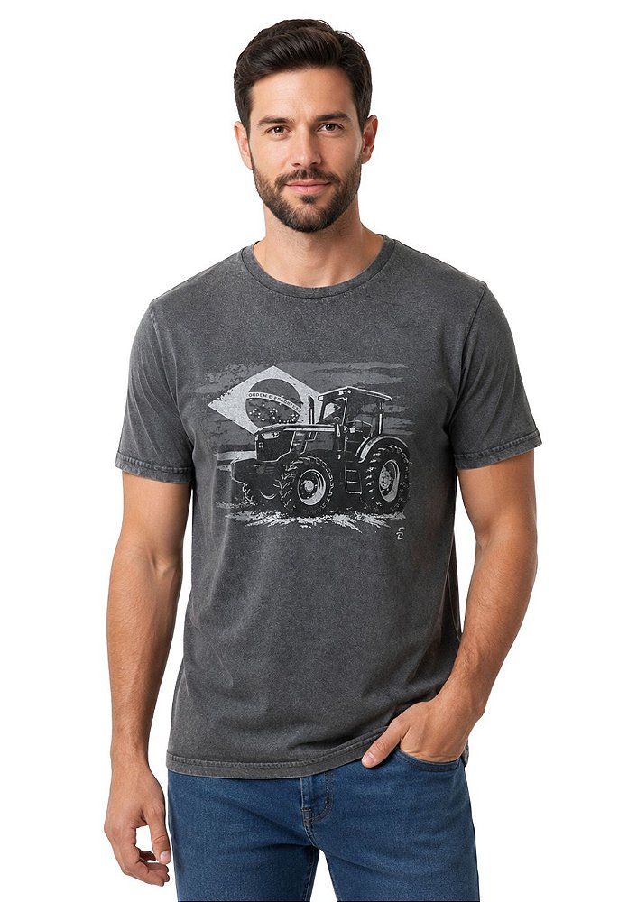 Camiseta Masculina Estanciero Trator