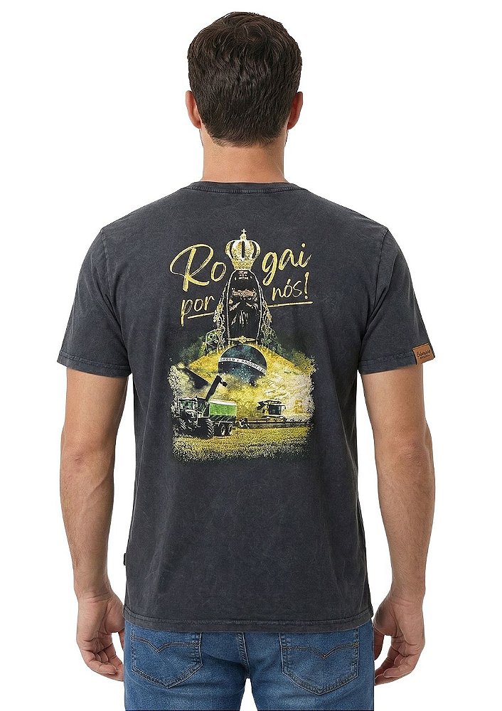 Camiseta Masculina Estanciero Nossa Senhora Aparecida