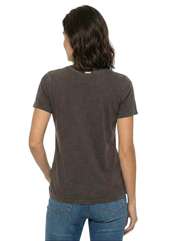 Shirt Feminina Estanciera Cavalo na Janela