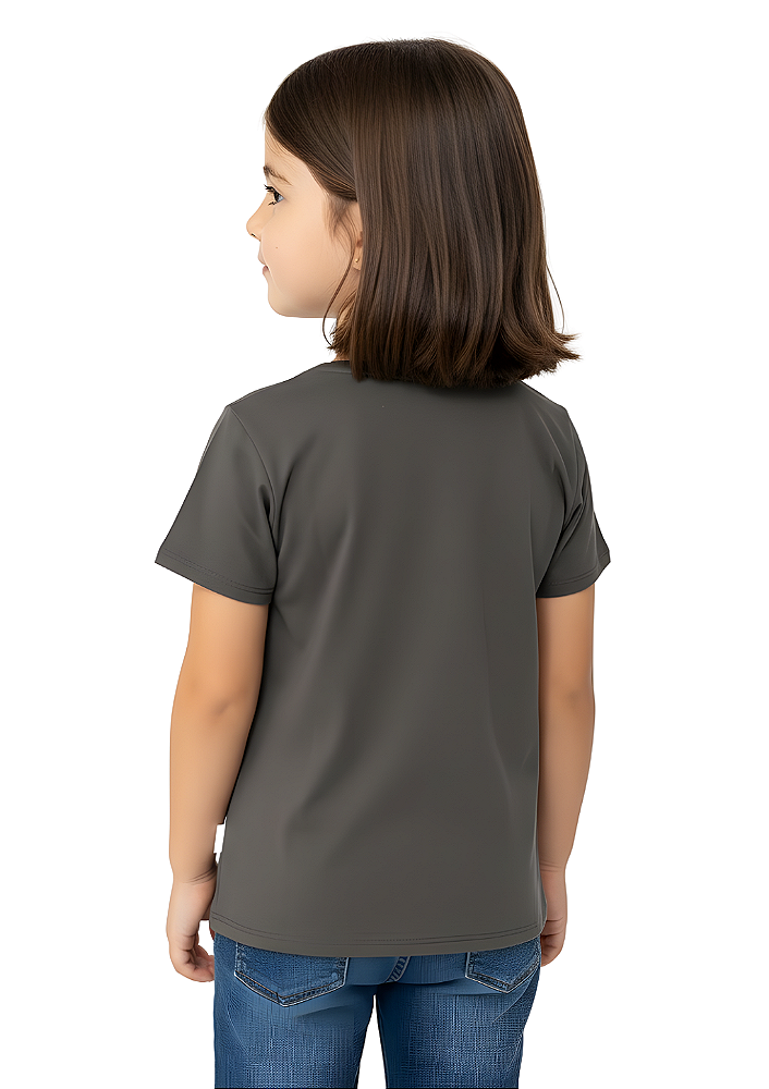 Shirt Infantil Feminina Estanciera Vaquinha com Lacinho