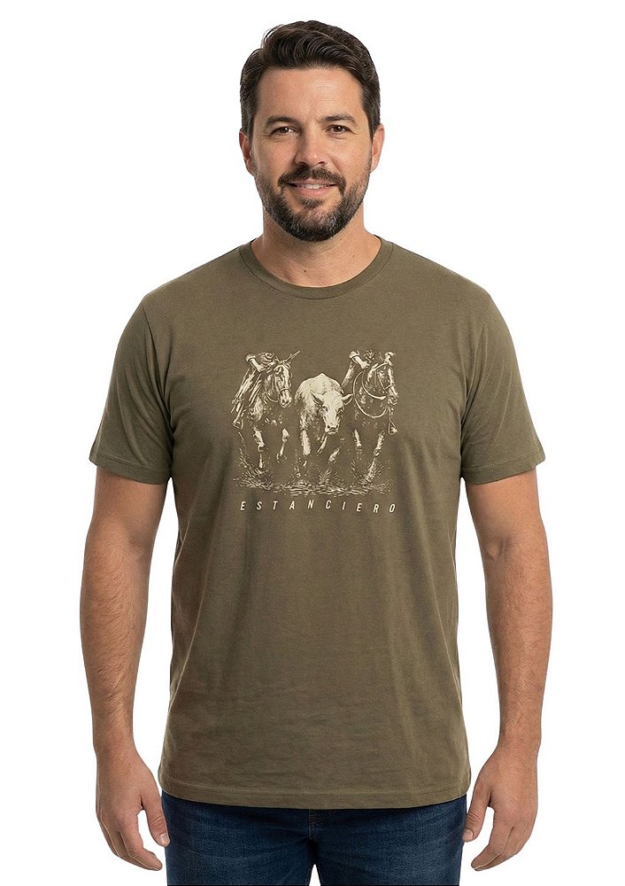 Camiseta Masculina Estanciero Paleteada Dupla