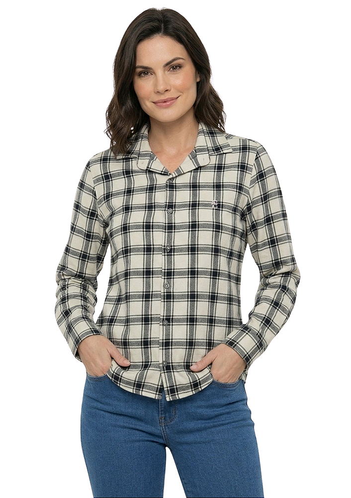 Camisete Flanela Feminina Estanciero