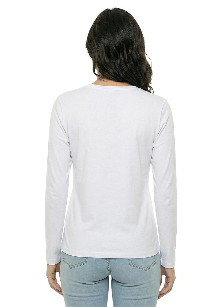 Blusa Feminina Suede Manga Longa Estanciero