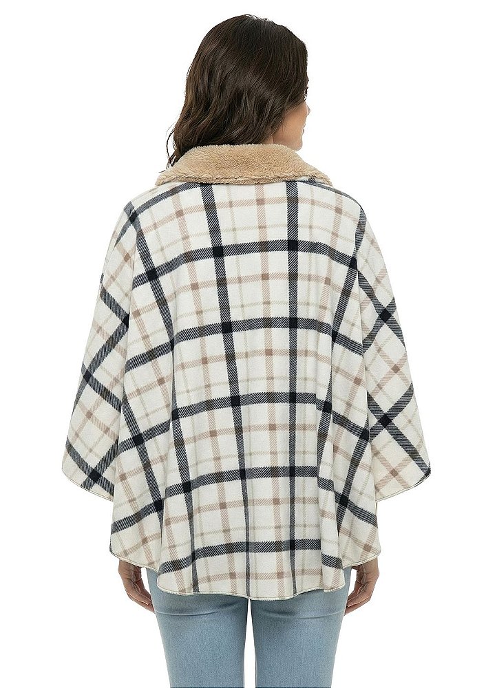 Poncho Pala Sherpa Feminina Estanciero