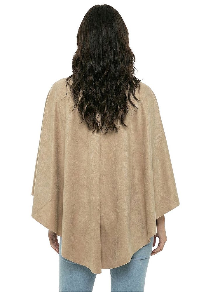Poncho Pala Feminino Estanciero Suede