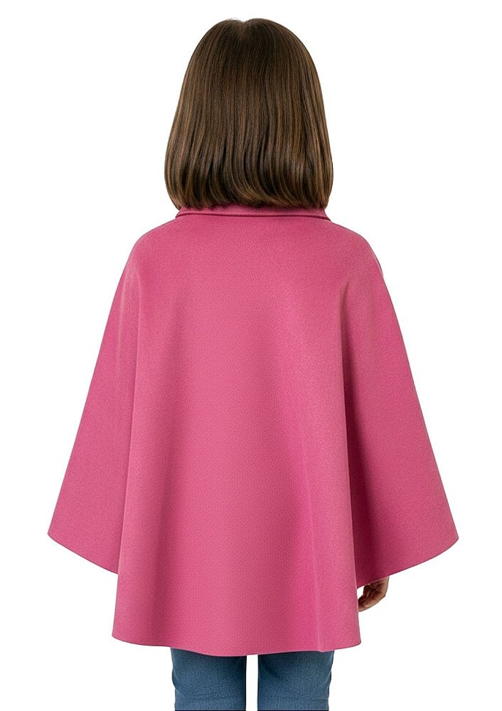 Poncho Pala Feminino Estanciero Suede