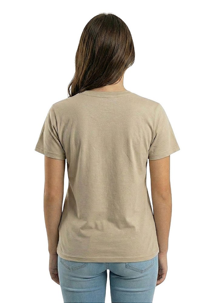 T-Shirt Baby Look Juvenil Feminina Estanciero Menina Com Novilha