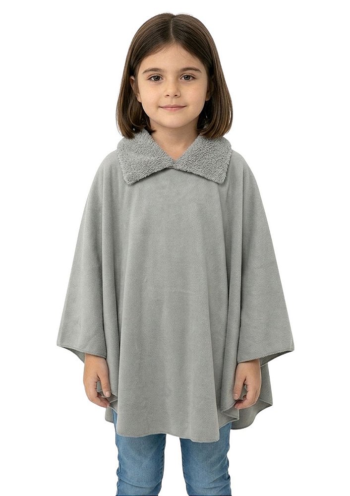 Poncho Pala Sherpa Feminina Estanciero