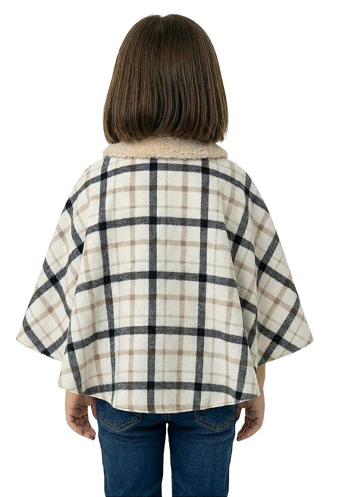 Poncho Pala Sherpa Feminina Estanciero