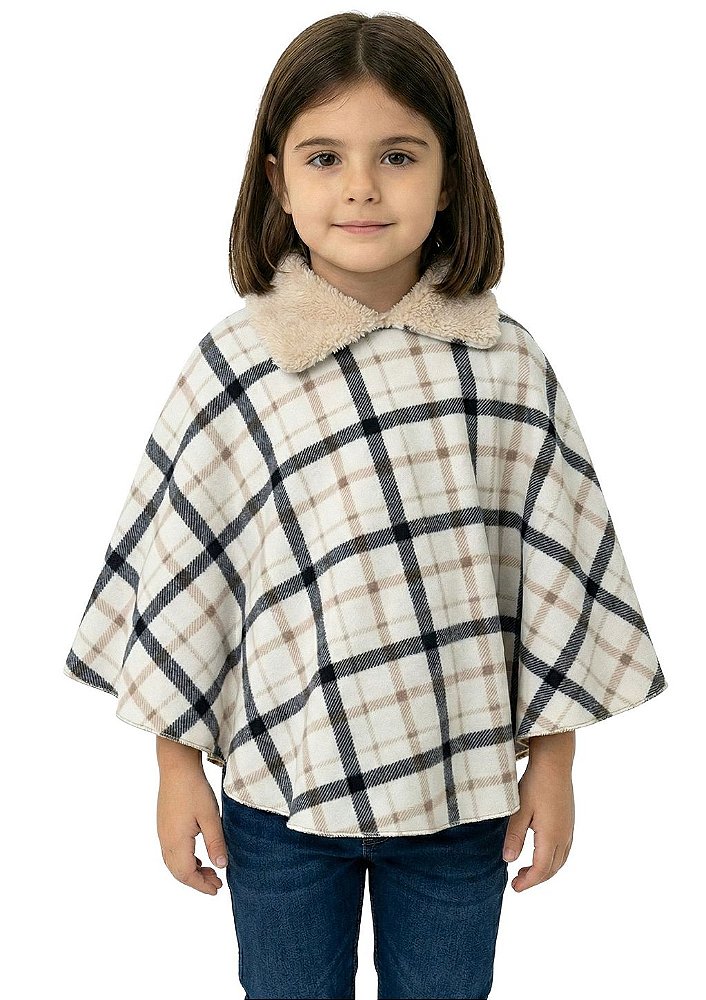 Poncho Pala Sherpa Feminina Estanciero