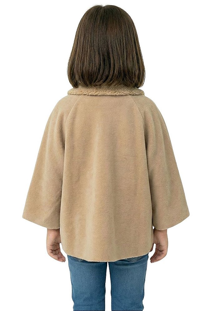Poncho Pala Sherpa Feminina Estanciero