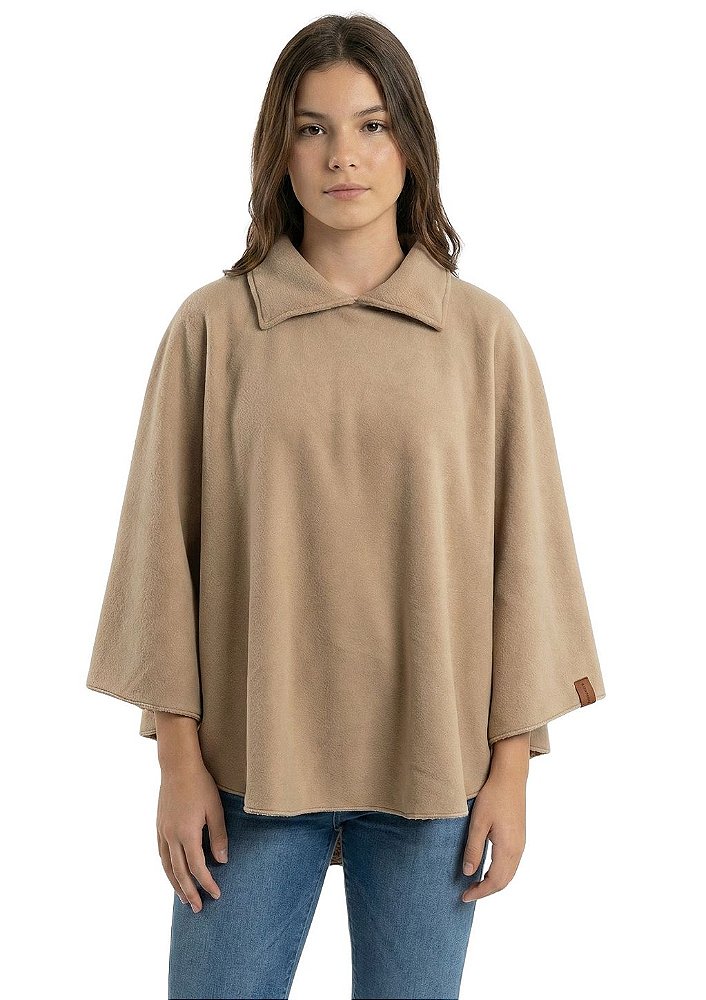 Poncho Pala Sherpa Feminina Estanciero