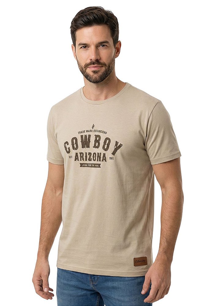 Camiseta Masculina Estanciero Cowboy Arizona