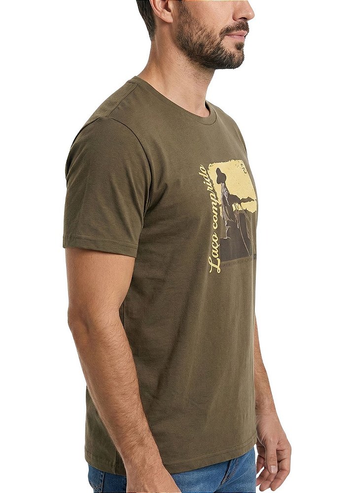 Camiseta Masculina Estanciero Laço Comprido