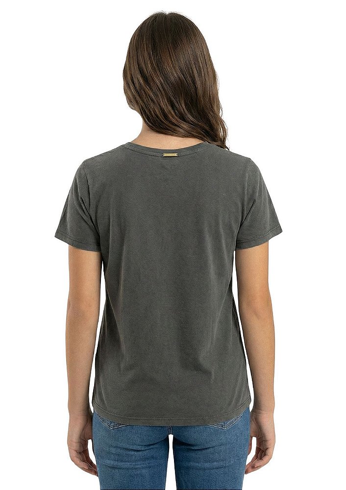 T-Shirt Juvenil Baby Look Feminina Estanciero Wildflowers