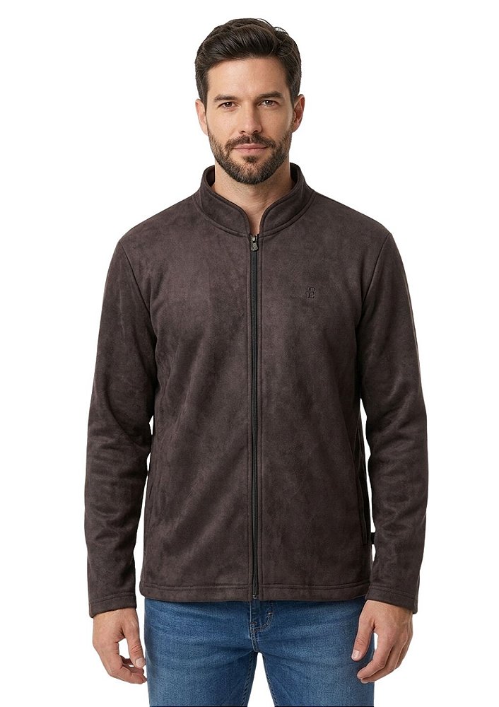 Jaqueta Suede Gola Padre Peluciada Masculina Estanciero