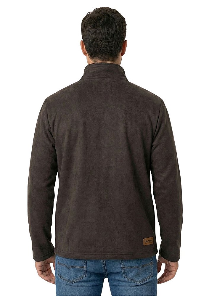 Jaqueta Suede Gola Padre Peluciada Masculina Estanciero