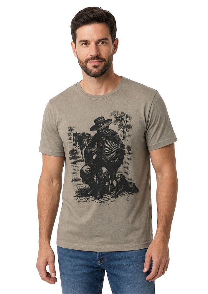 Camiseta Masculina Estanciero Gaiteiro