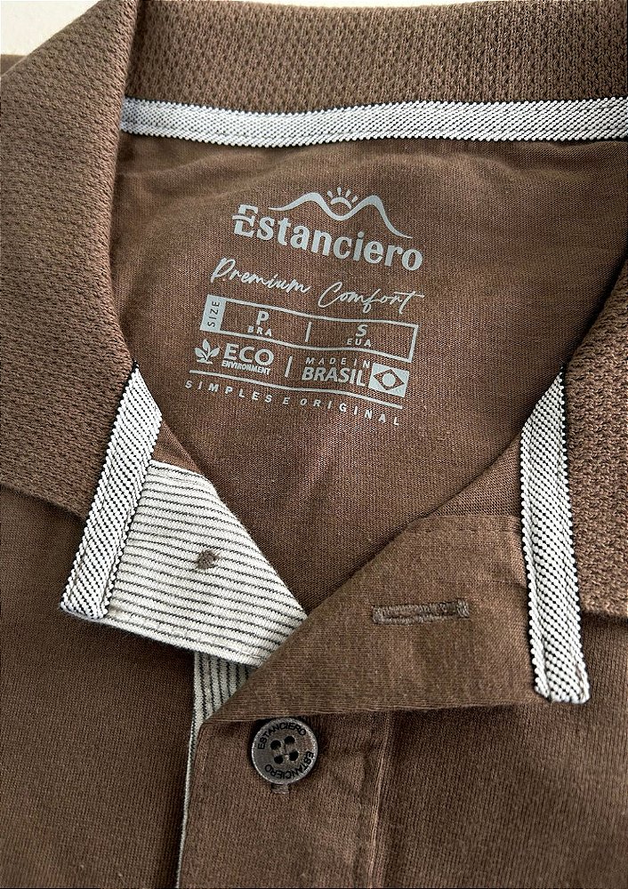 Polo Masculina Estanciero Peitilho Listrado